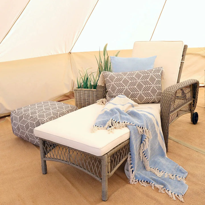 Chic Antique - Gartenliege Natur