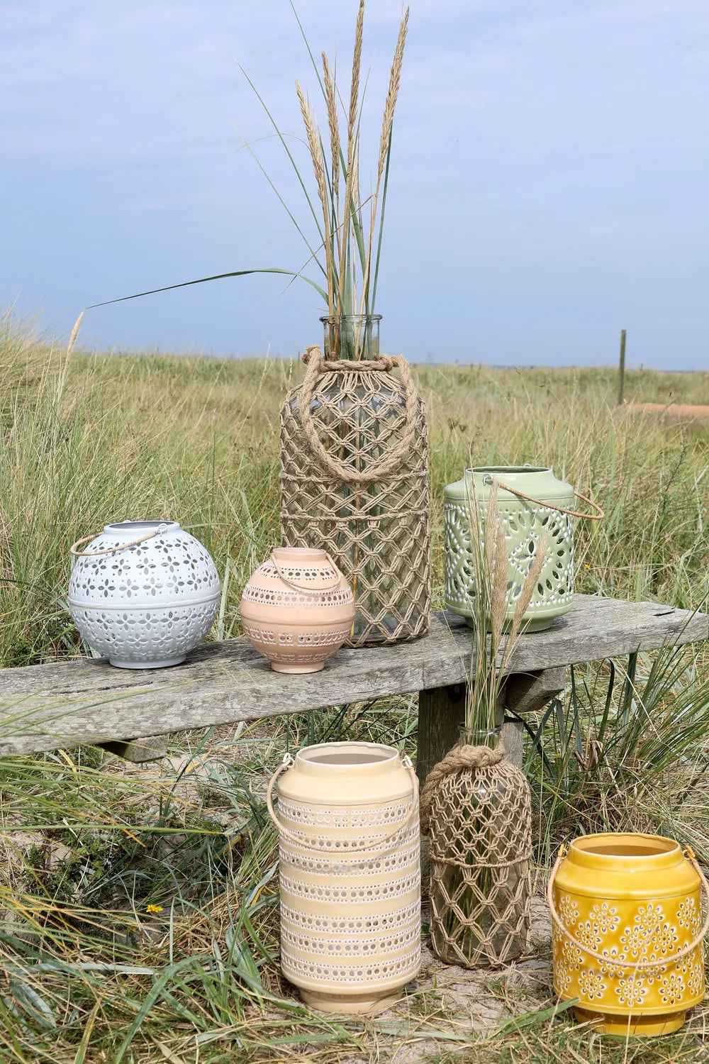 Chic Antique - Windlicht mit Muster