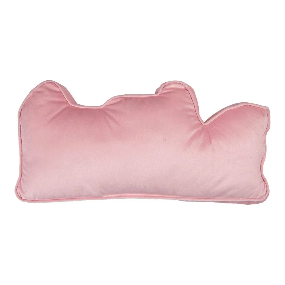 Clayre &amp; Eef. Dekokissen Braun, Rosa, Weiß