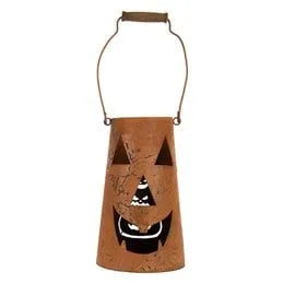 Clayre &amp; Eef. Kürbis Metall Henkel Braun 14 cm
