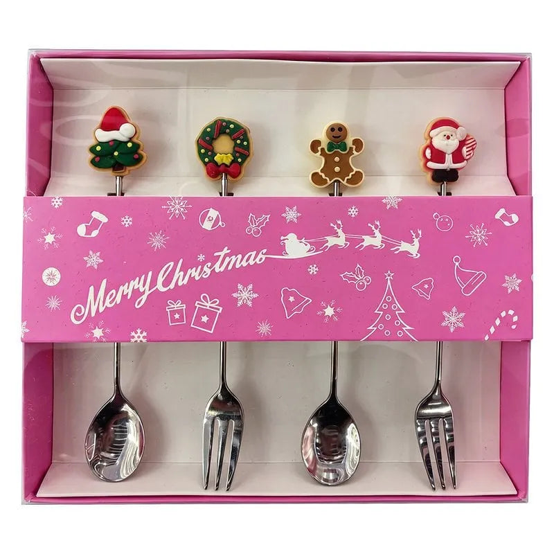 Clayre &amp; Eef. Besteck Dessertbesteck Set Silber