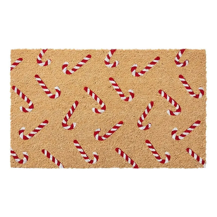 Clayre &amp; Eef. Fußmatte Kokos Zuckerstangen Muster