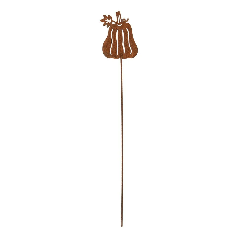 Clayre &amp; Eef. Topfstecker Gartenstecker Kürbis 40 cm