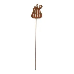 Clayre &amp; Eef. Topfstecker Gartenstecker Kürbis 40 cm