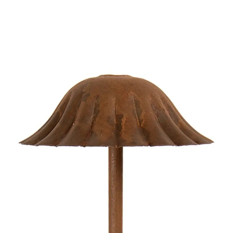 Clayre & Eef. Gartenstecker Pilz aus Metall 14 cm