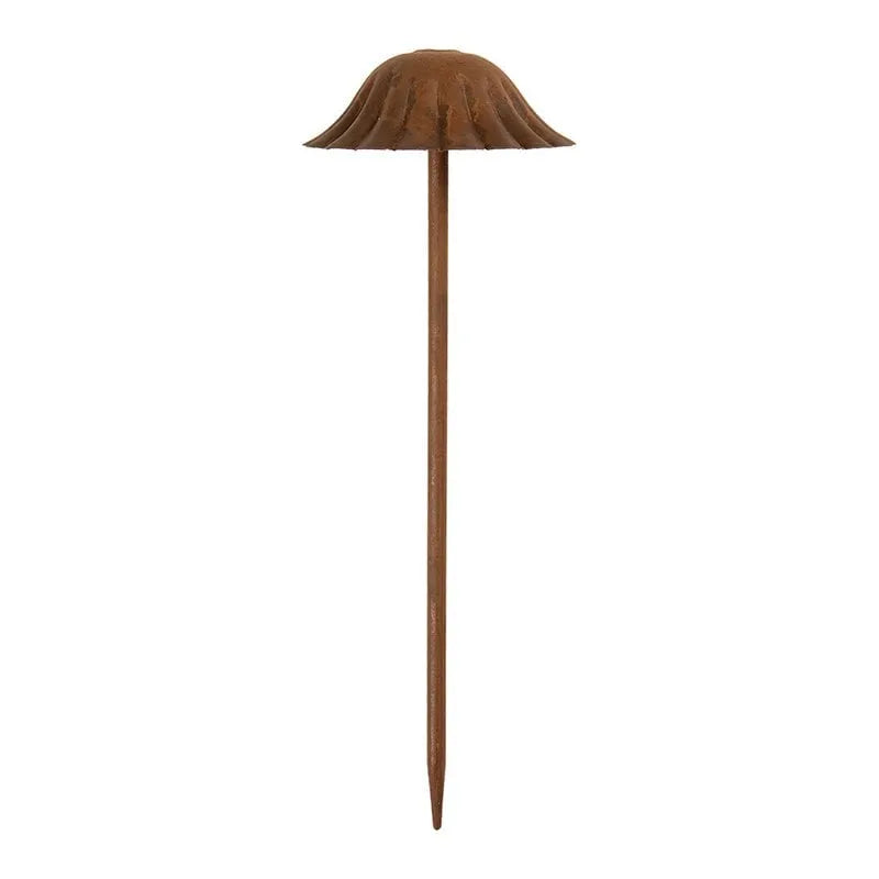 Clayre & Eef. Gartenstecker Pilz aus Metall 14 cm