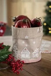 Clayre &amp; Eef. Ofenhandschuh Lebkuchenhaus Motiv