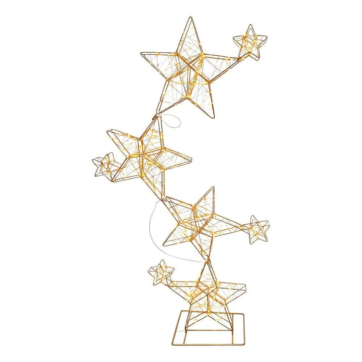 Clayre &amp; Eef. Lampen Stehleuchte Stars Kunststoff