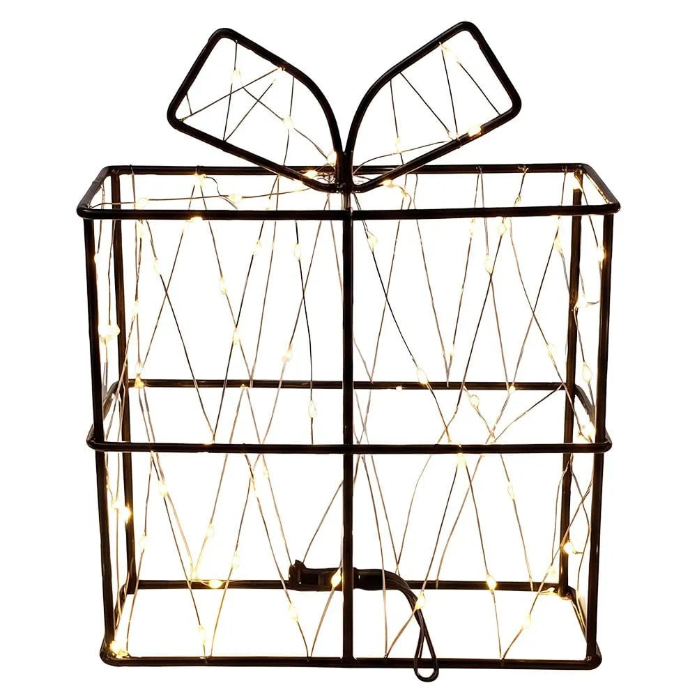 Clayre &amp; Eef. LED Lichter Geschenke Draht Schwarz