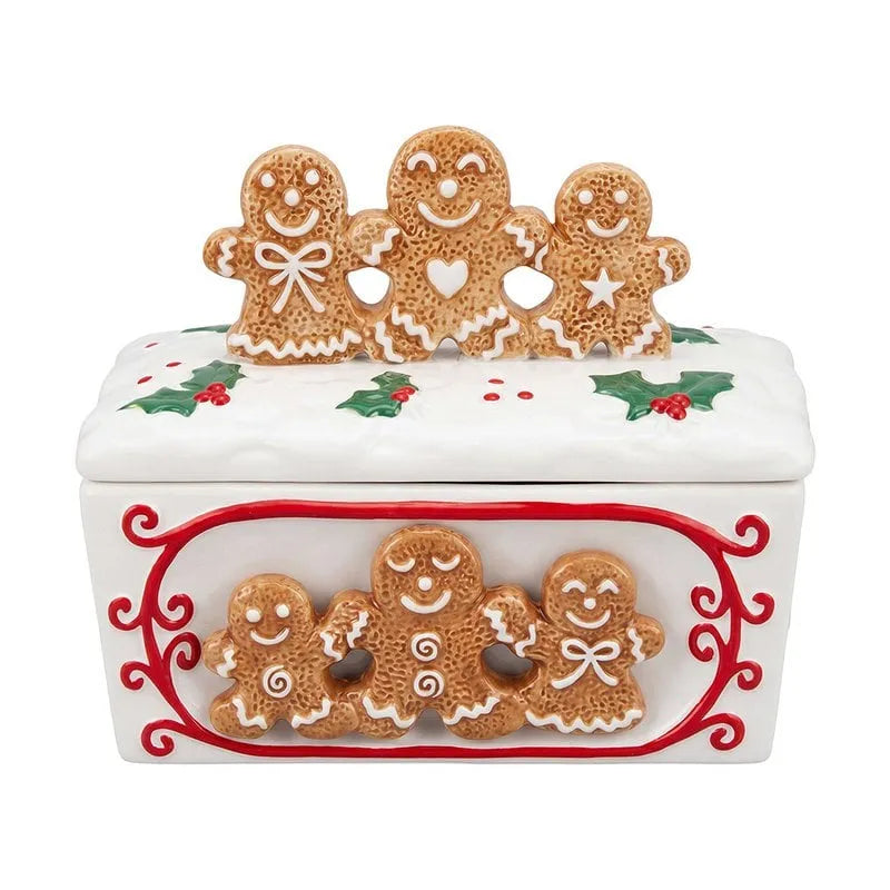 Clayre & Eef. Vorratsdose Keramik Lebkuchenfiguren