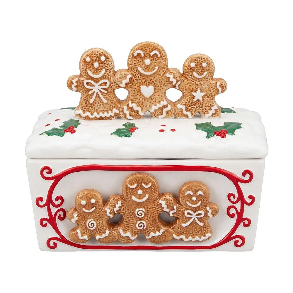 Clayre & Eef. Vorratsdose Keramik Lebkuchenfiguren