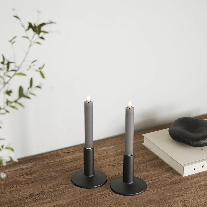 Deluxe Homeart LED Kerze Stabkerzen Set Real Flame