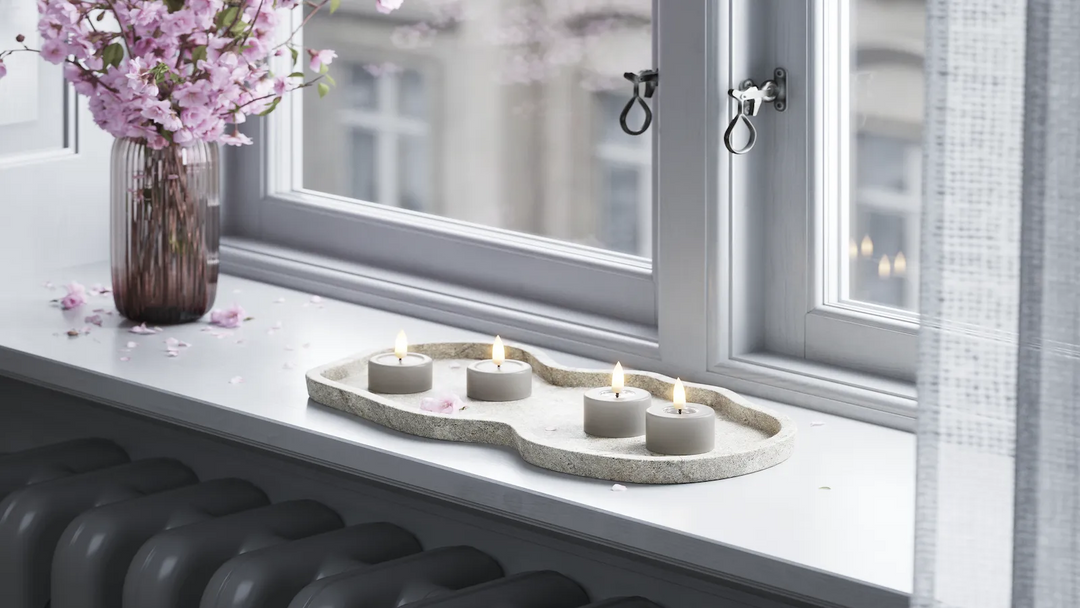 Deluxe Homeart LED Kerze Teelichter Set Real Flame