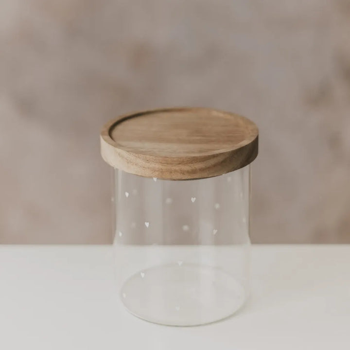 Eulenschnitt Aufbewahrungsglas Vorratsglas 13 cm