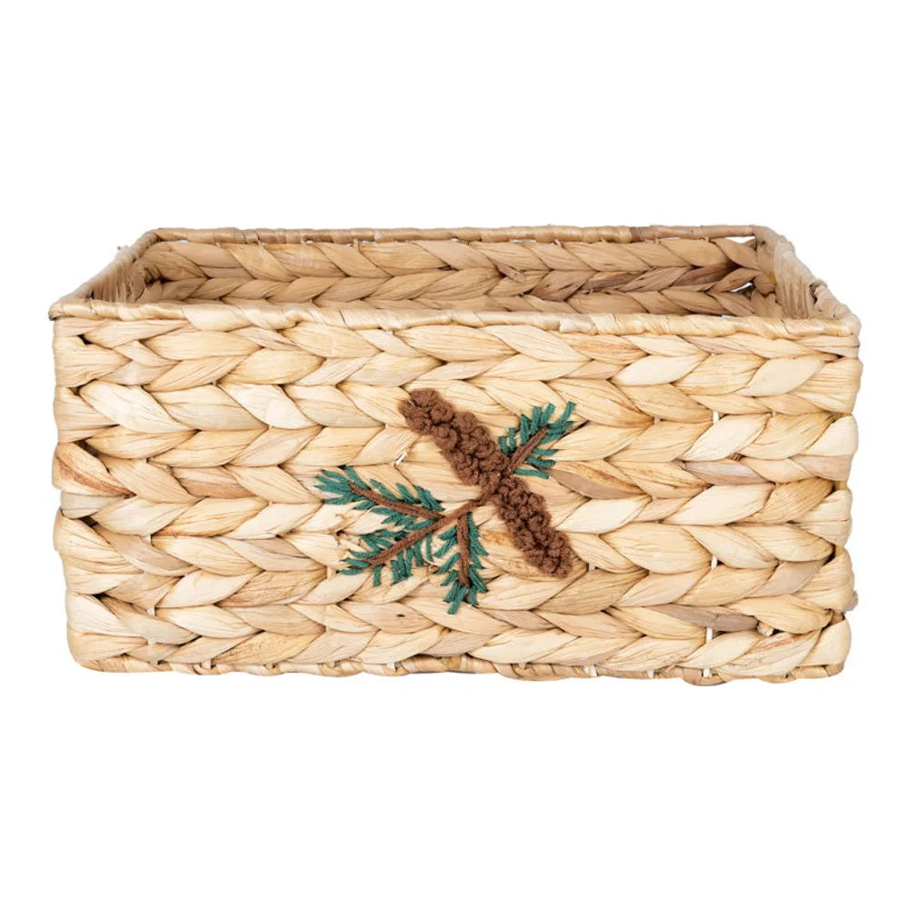 GreenGate - Naturkorb mit Zapfen Set 2 Stück assortiert