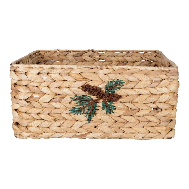GreenGate - Naturkorb mit Zapfen Set 2 Stück assortiert
