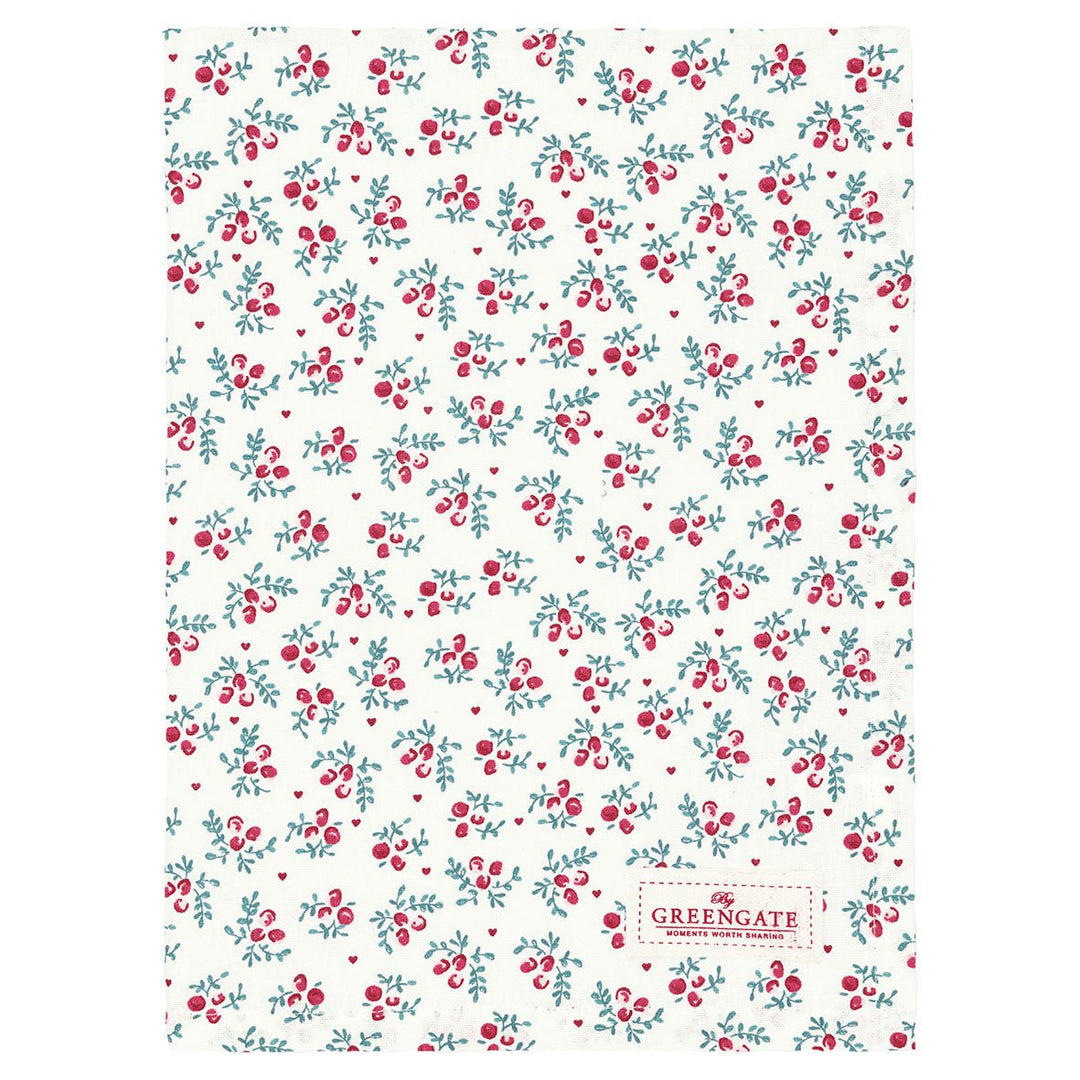 GreenGate - Belia Geschirrtuch White