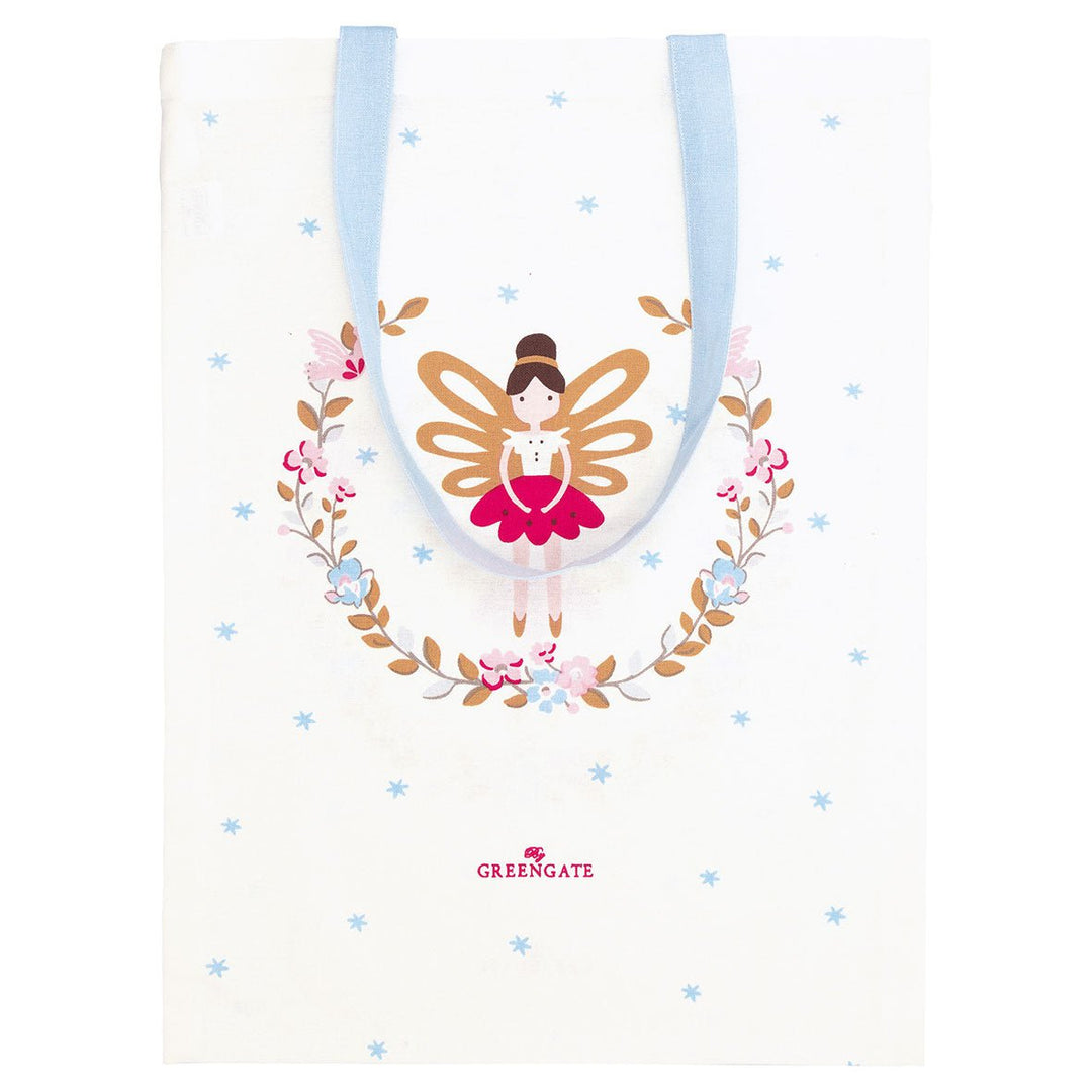 GreenGate - Cindarella Baumwolltasche Xmas White