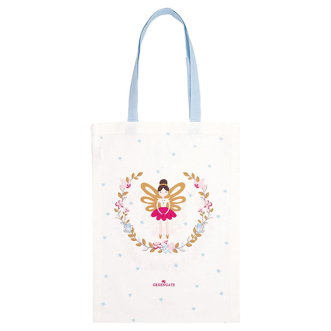 GreenGate - Cindarella Baumwolltasche Xmas White