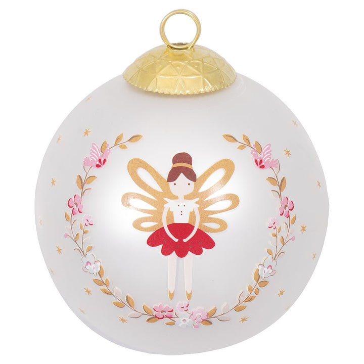 GreenGate - Cindarella Glaskugel Xmas White