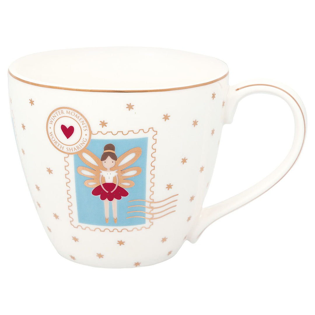 GreenGate - Cindarella Henkeltasse Xmas White