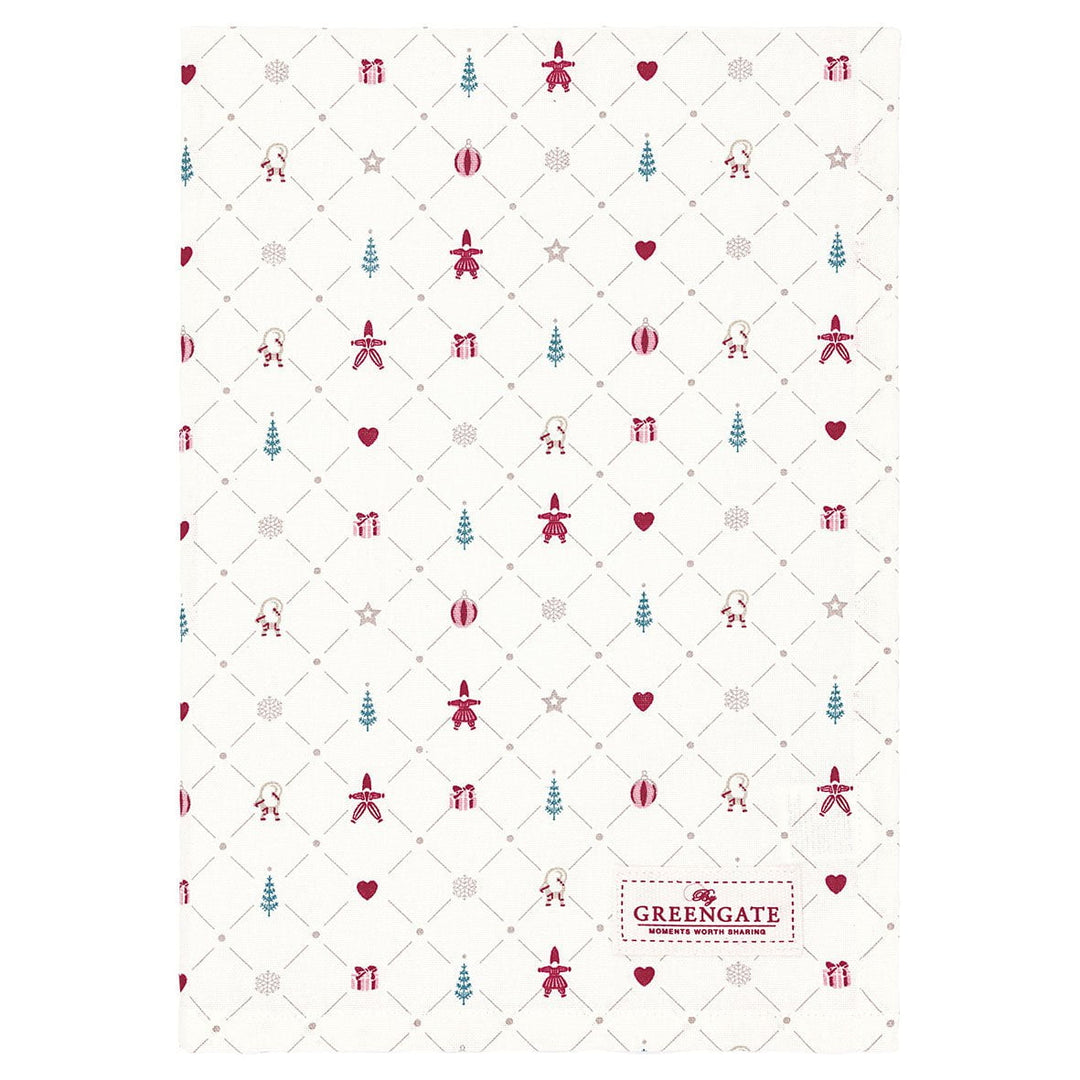 GreenGate - Clarina Geschirrtuch White