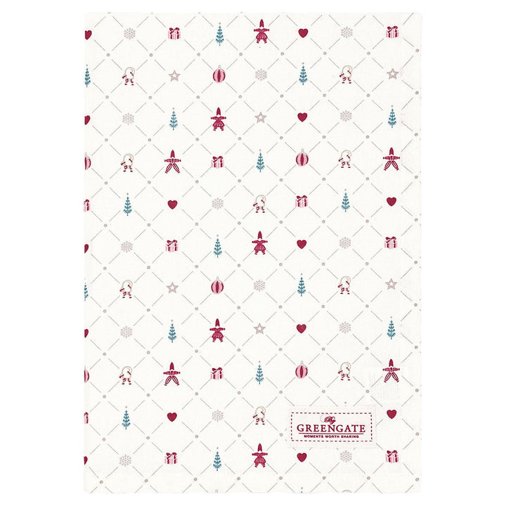 GreenGate - Clarina Geschirrtuch White