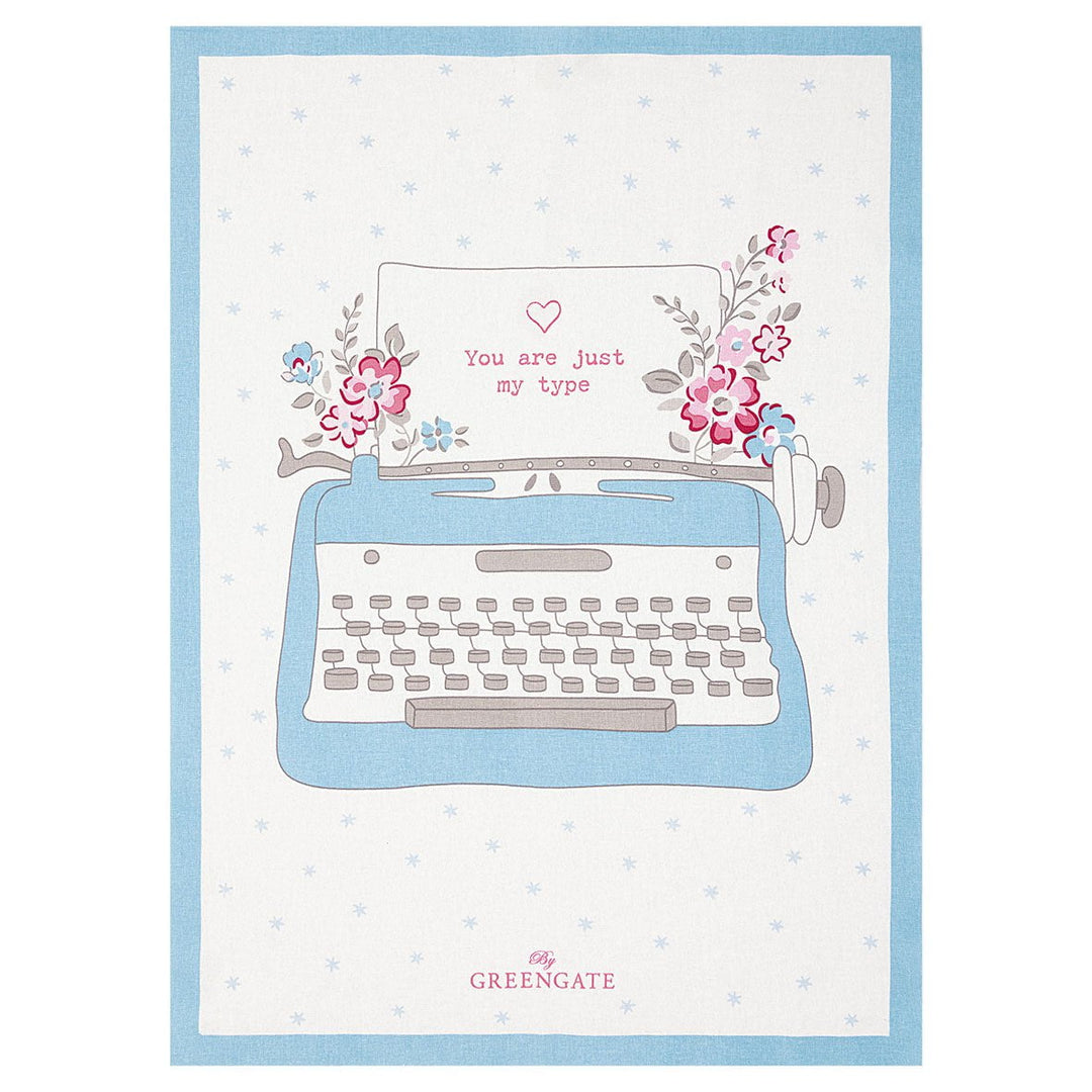 GreenGate - Elba Geschirrtuch pieceprinted White