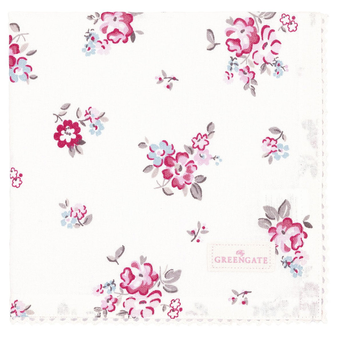 GreenGate - Elba Stoffserviette mit Spitze White