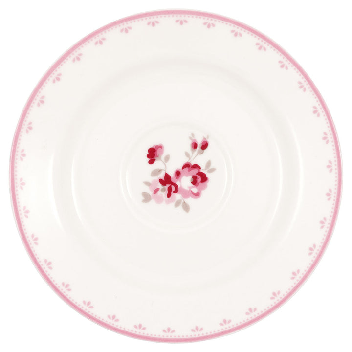GreenGate - Elsy Tasse mit Untertasse White