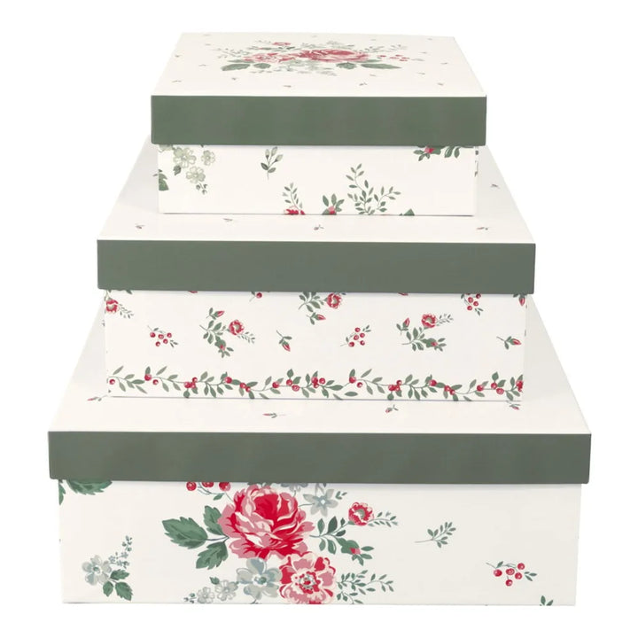 GreenGate - Erica Geschenkbox weiß 3er-Set