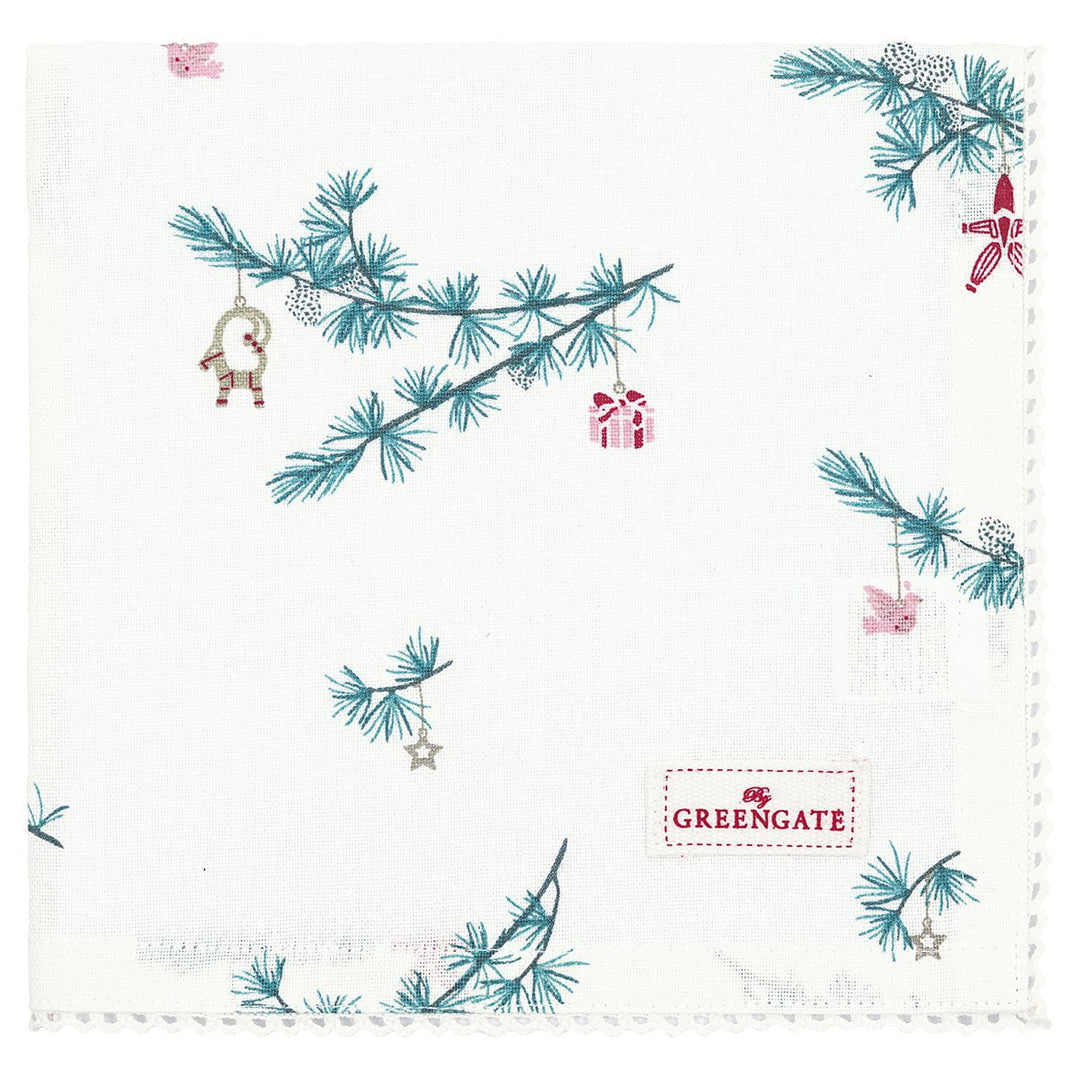 GreenGate - Juana Stoffserviette mit Spitze White