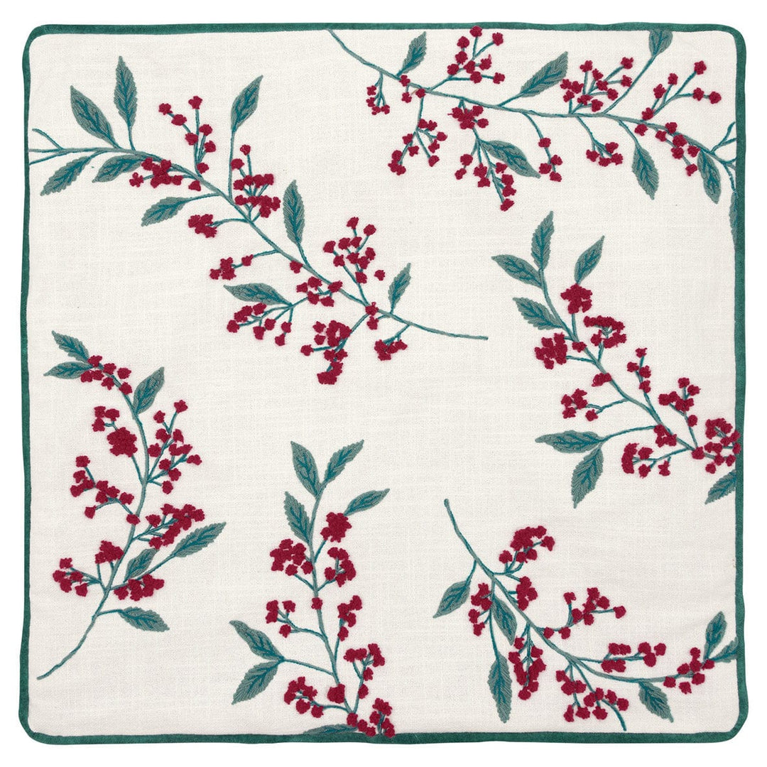 GreenGate - Julani Kissenbezug White mit Stickerei