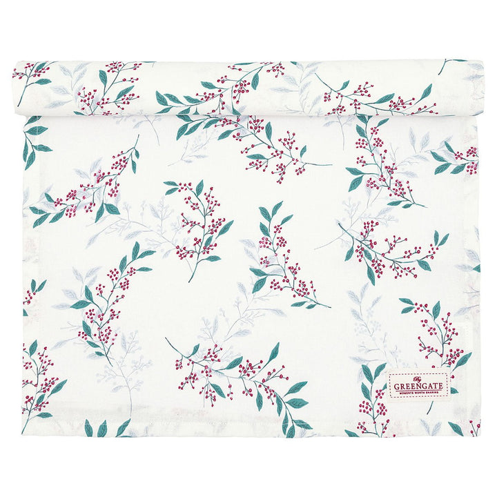 GreenGate - Julani Tischläufer White