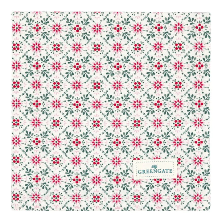 GreenGate - Nenne Serviette weiß