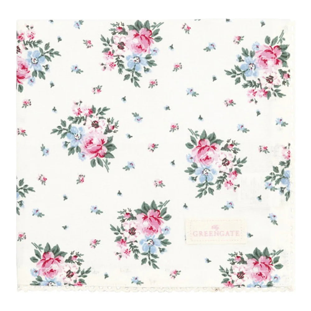 GreenGate - Clara Serviette mit Spitze weiß