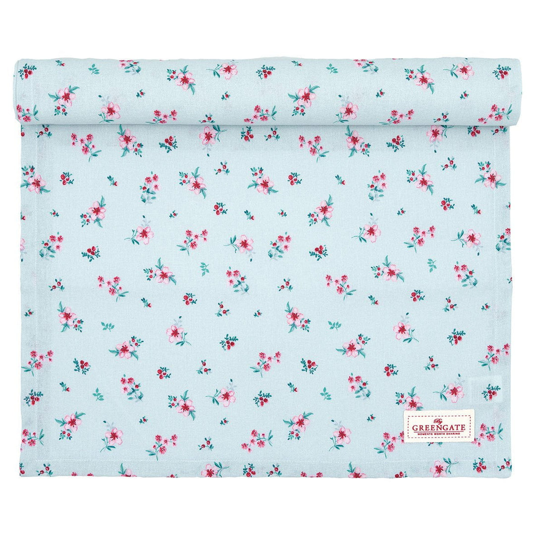 GreenGate - Sila Tischläufer pale blue