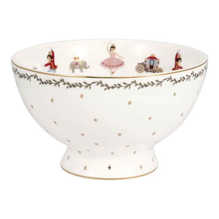 GreenGate - Suppenschale Royal Christmas Weiß