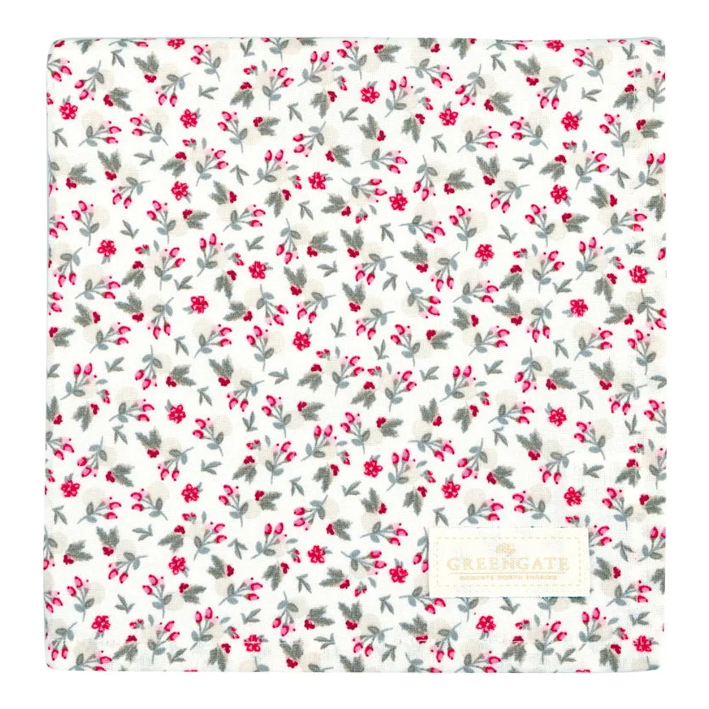 GreenGate - Gale Tablecloth white 100x100cm