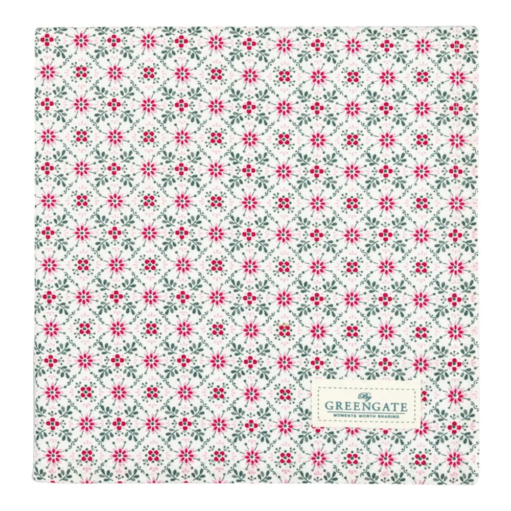 GreenGate - Nenne Tischdecke weiß 100x100cm