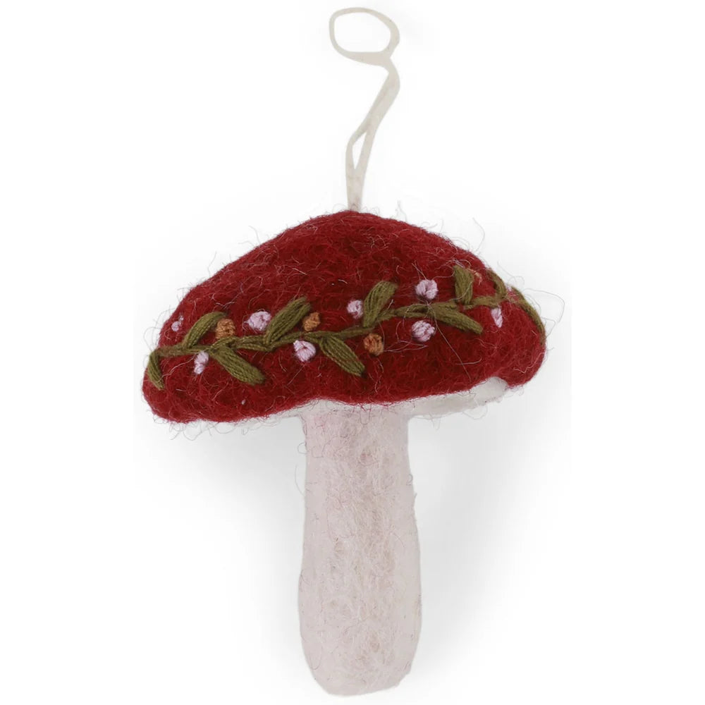Gry & Sif – Pilz mit Stickerei – Groß