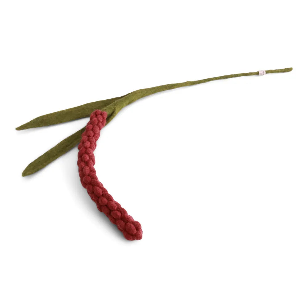 Gry &amp; Sif Gefilzter Amaranth-Zweig Dusty Red