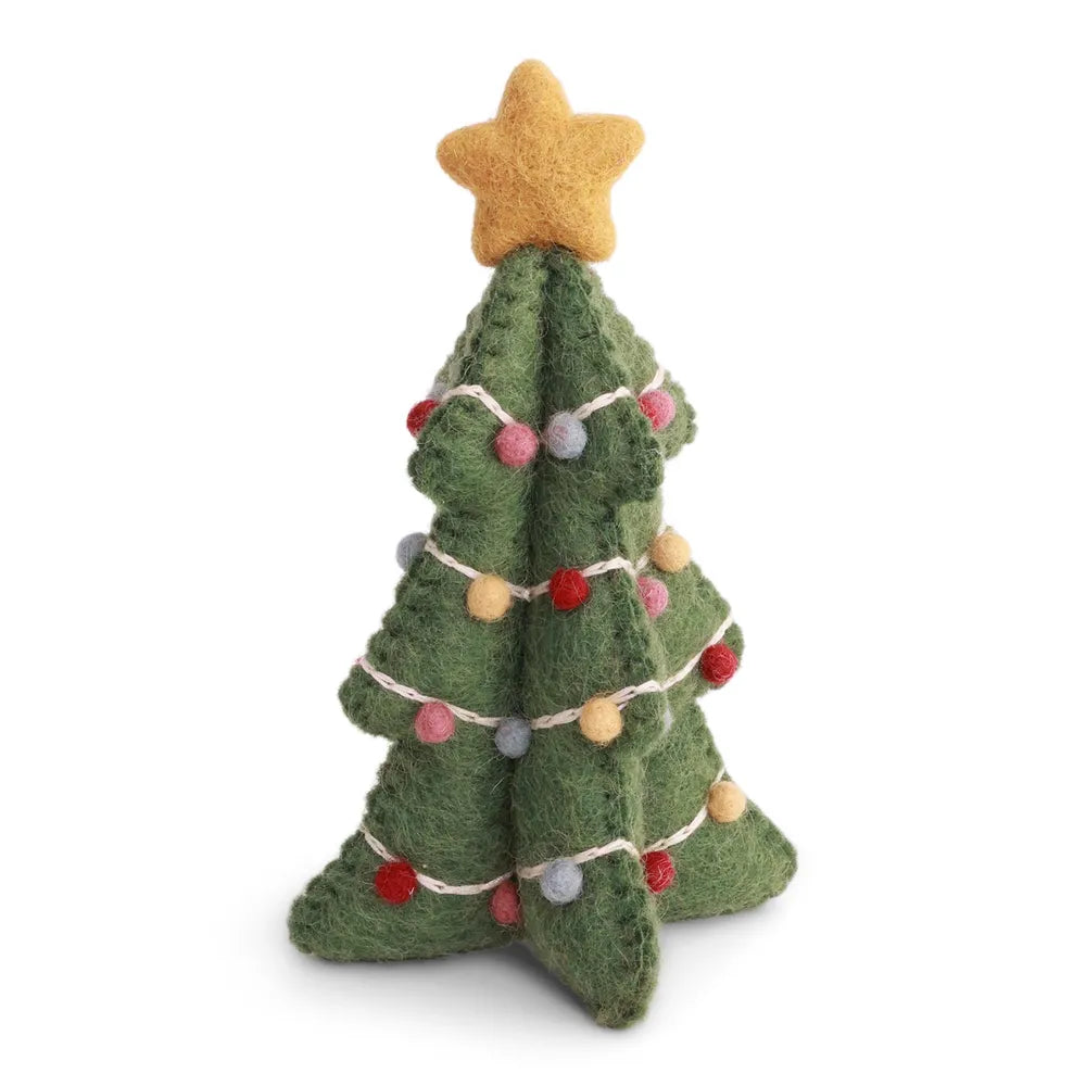 Gry &amp; Sif Filzdeko Weihnachtsbaum Girlande Green