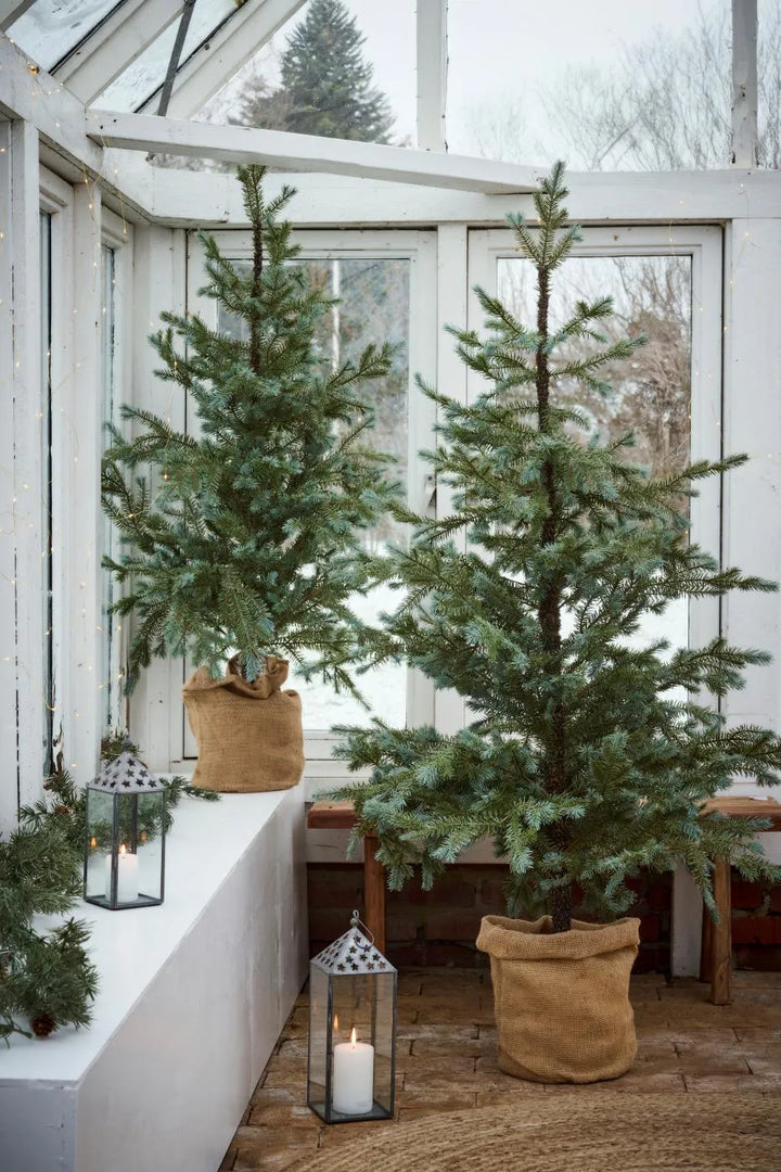 Ib Laursen Laterne Metalllaterne Glas Sternen Dach