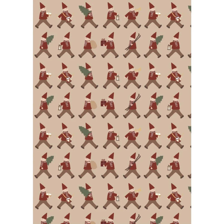 Ib Laursen Geschenkpapier Geschenkpapierrolle Beige