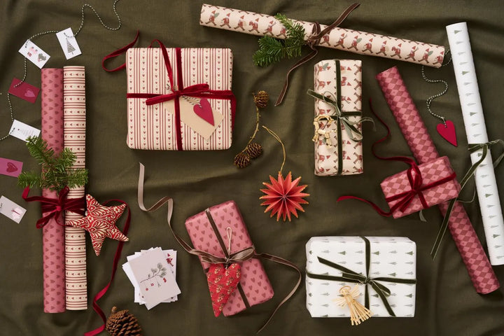 Ib Laursen Geschenkpapier Geschenkpapierrolle Beige