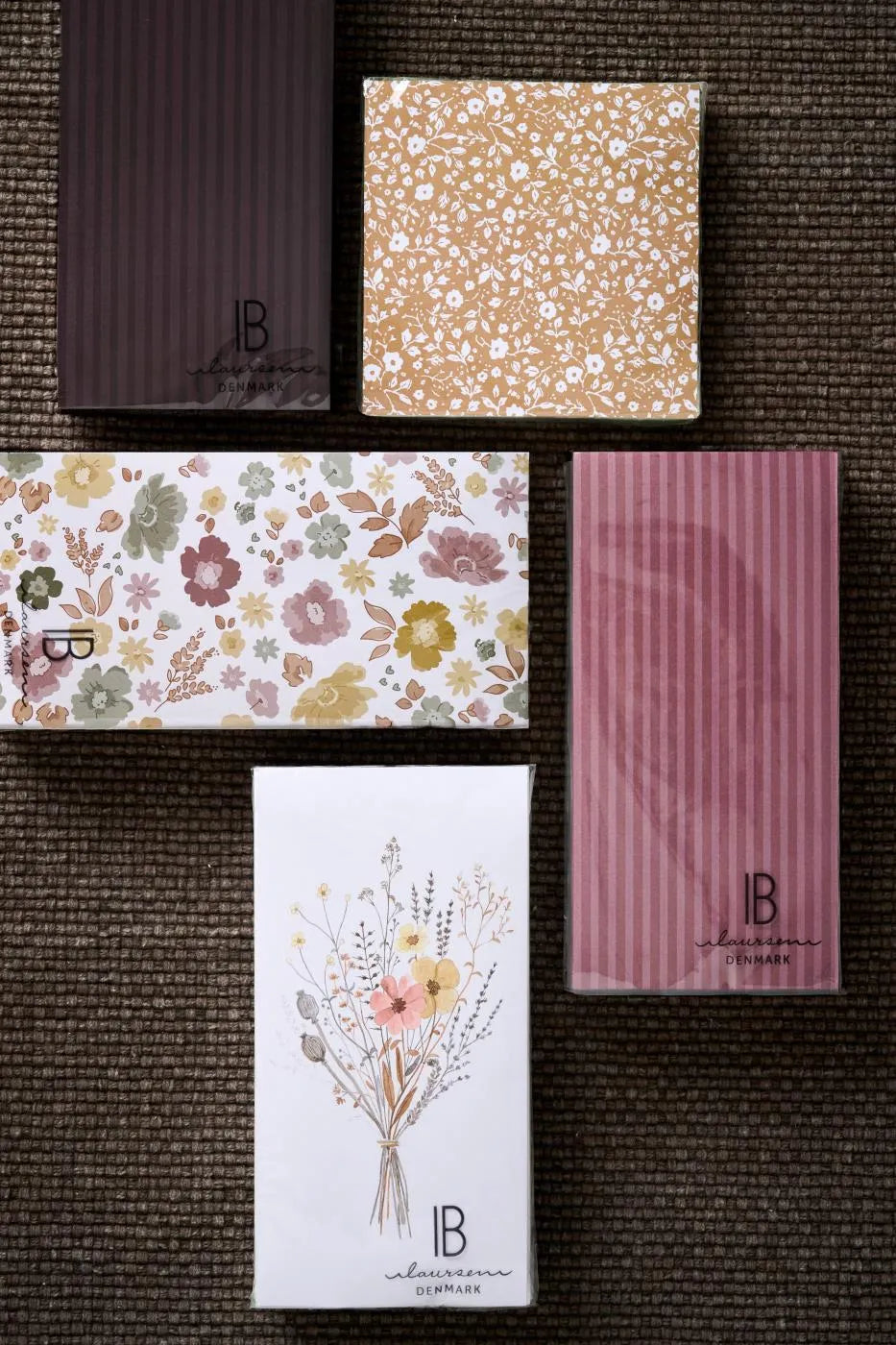 Ib Laursen - Serviette 10x20 cm Spätsommerstrauß