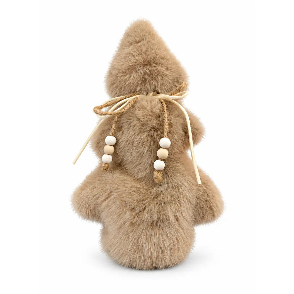 Alsaba Home - Plüsch-Tannenbaum mit Holzperlen