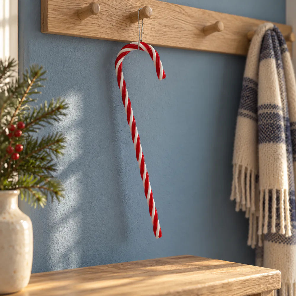 Alsaba Home - Deko-Zuckerstange Rot-Weiß