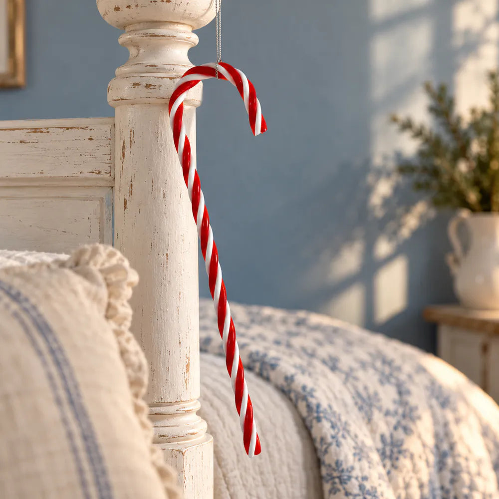 Alsaba Home - Deko-Zuckerstange Rot-Weiß